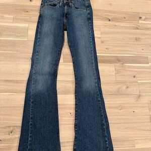 Levi's 505 blue flare jeans Size 1" #denim #flarejeans